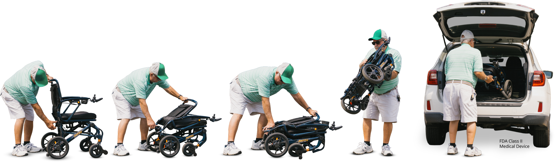 Jazzy Carbon HD folding and folded views